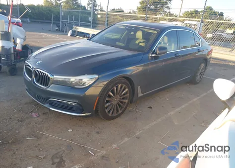 2017 BMW 740I I from USA, damaged, VIN WBA7E2C56HG739442